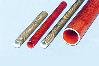 Serie de textura de madera de perfil pultrudado