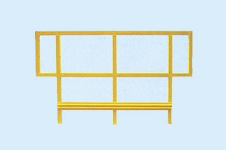 Sistema de barandilla cuadrada